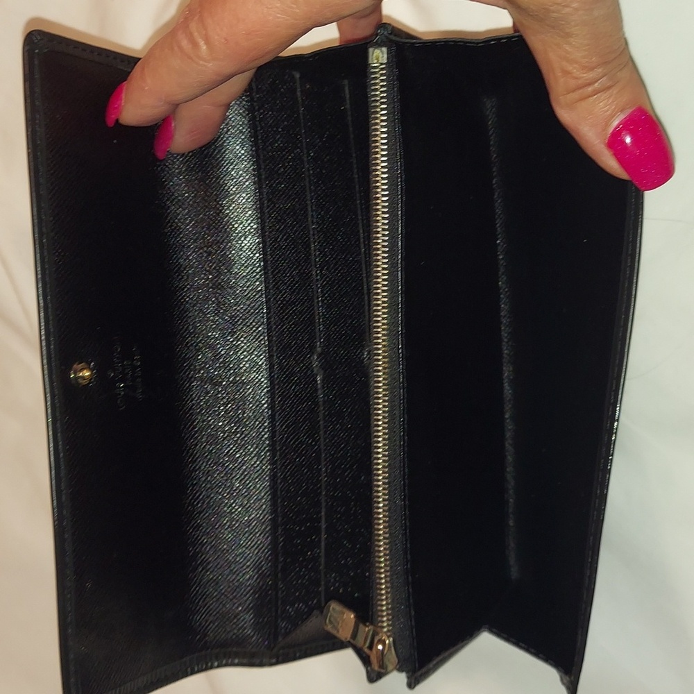 Louis Vuitton Porte Feuille Sara Black Epi Leather Long Wallet - Picture 4 of 10